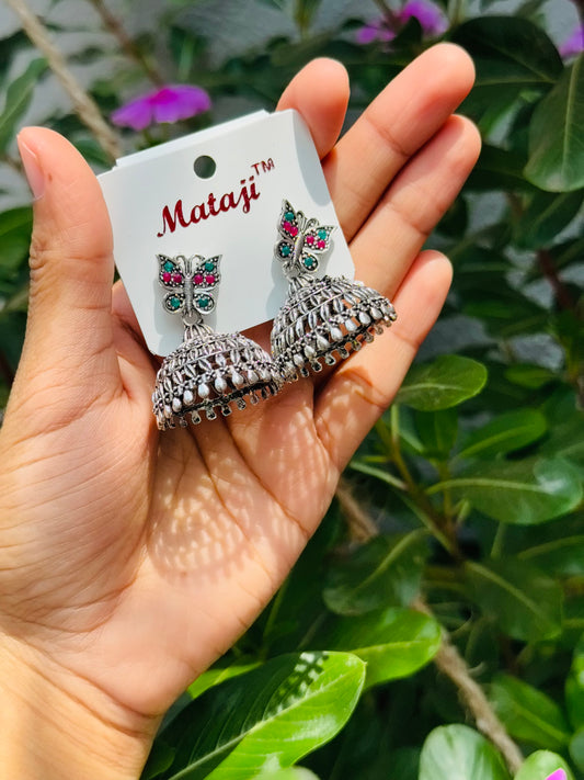 Butterfly jhumka