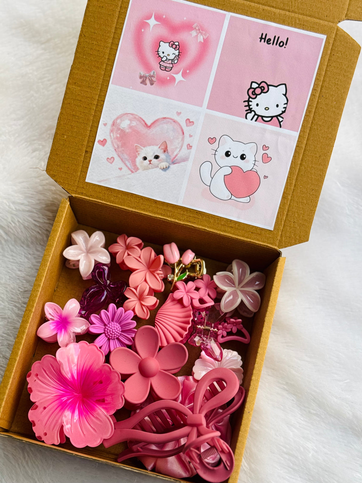Pink hamper