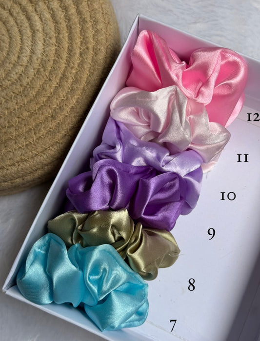 Satin scrunchies