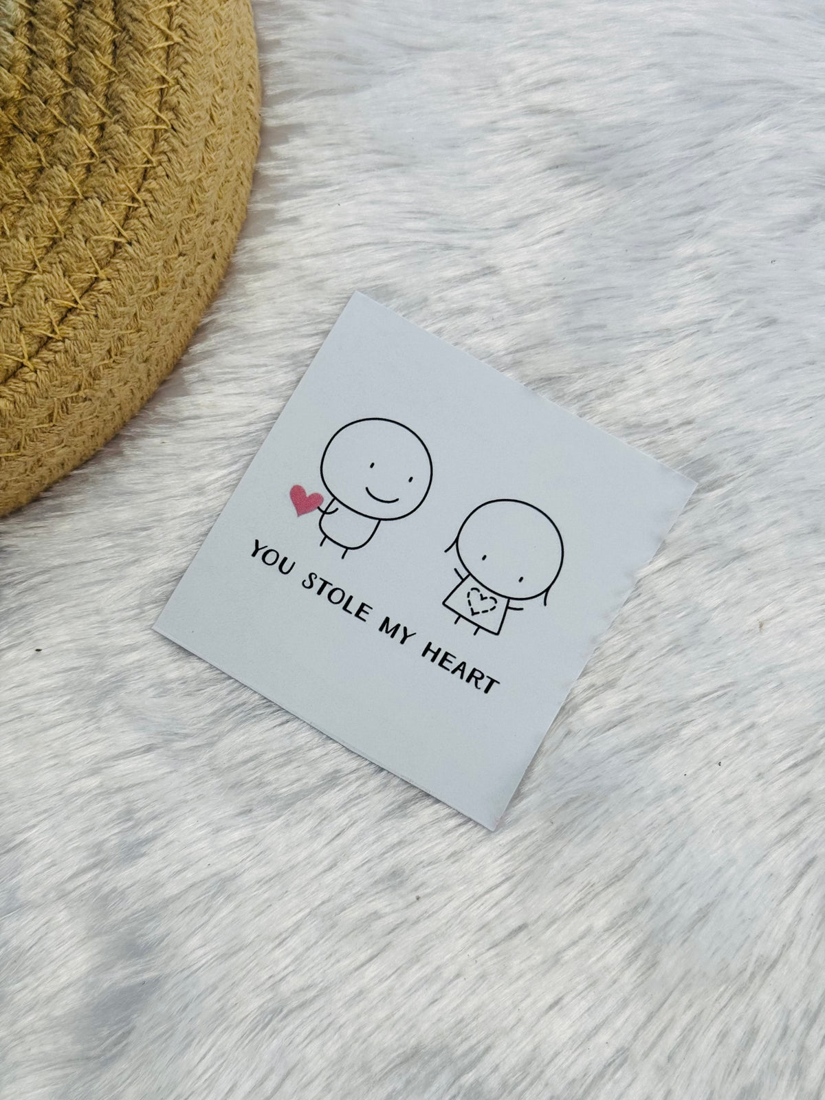 Stole my heart card