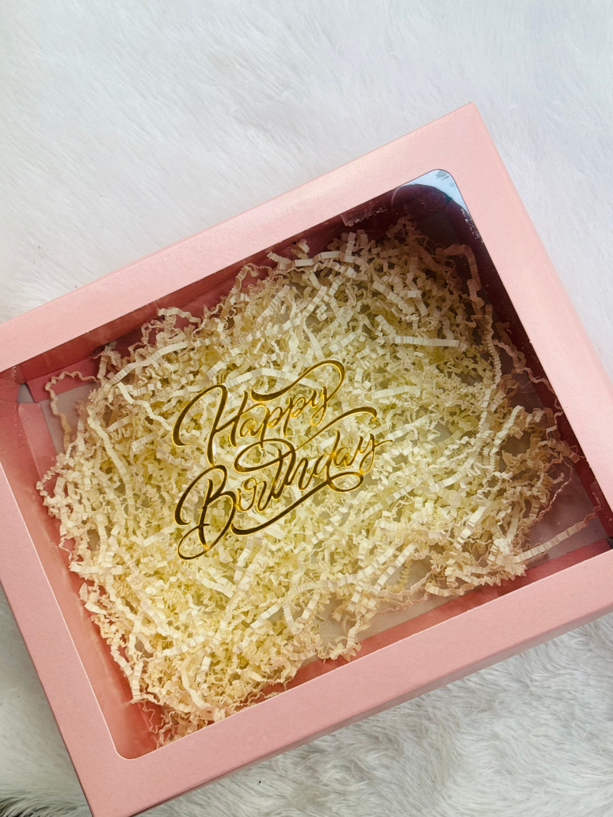 Transparent gift box