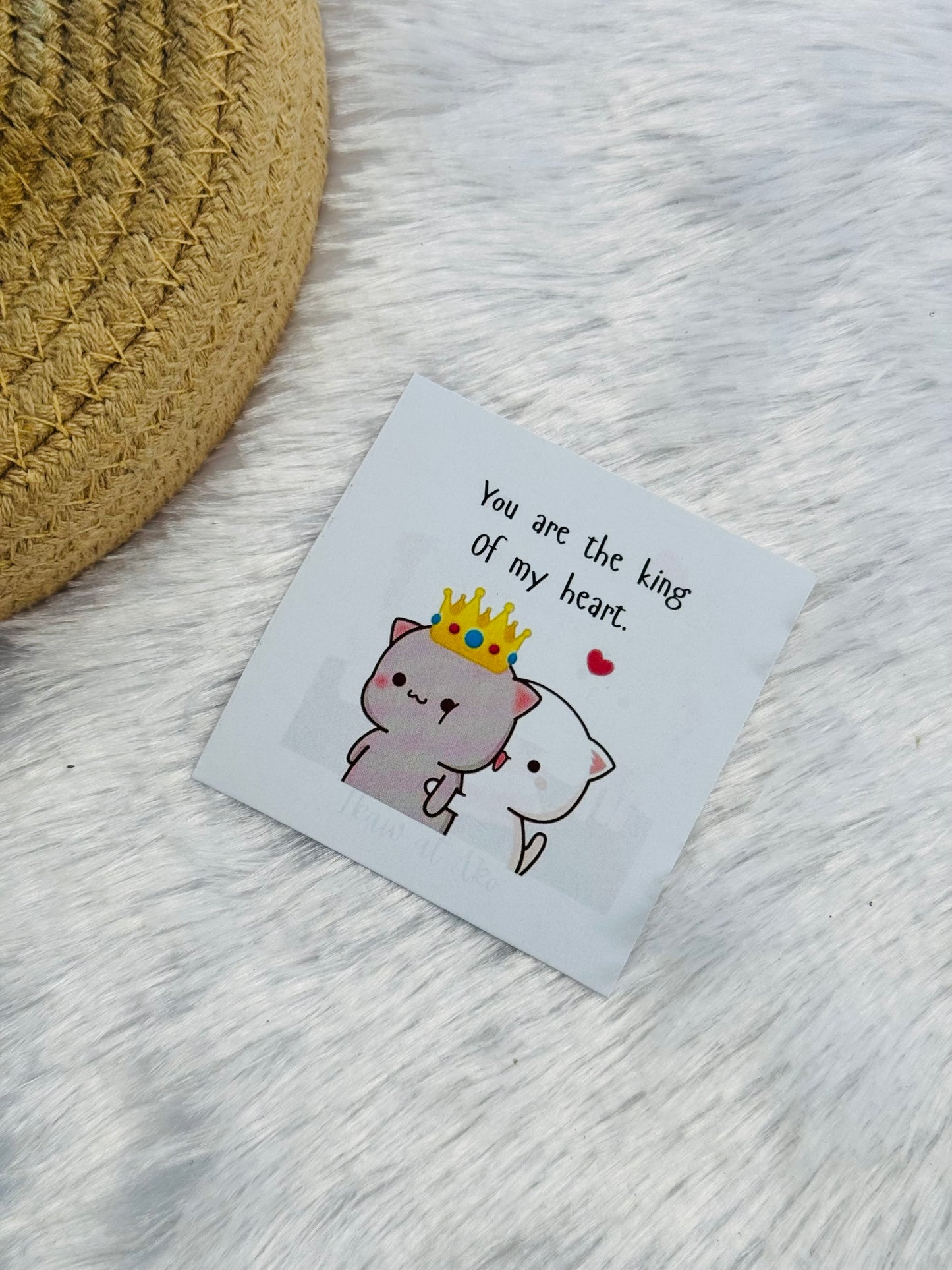 “King of my heart” Card