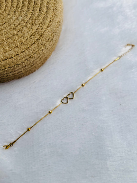 Twin heart (Anklet/Bracelet)