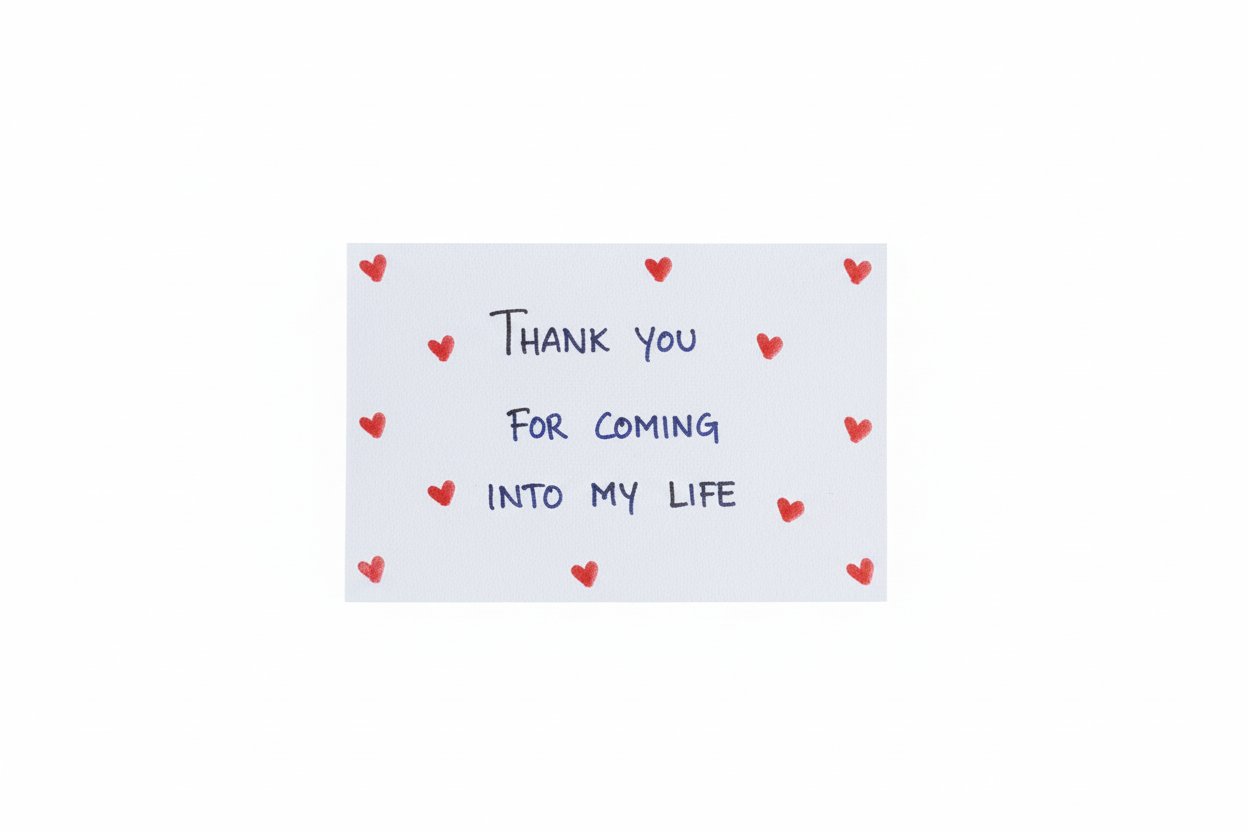 Cropped handwritten note