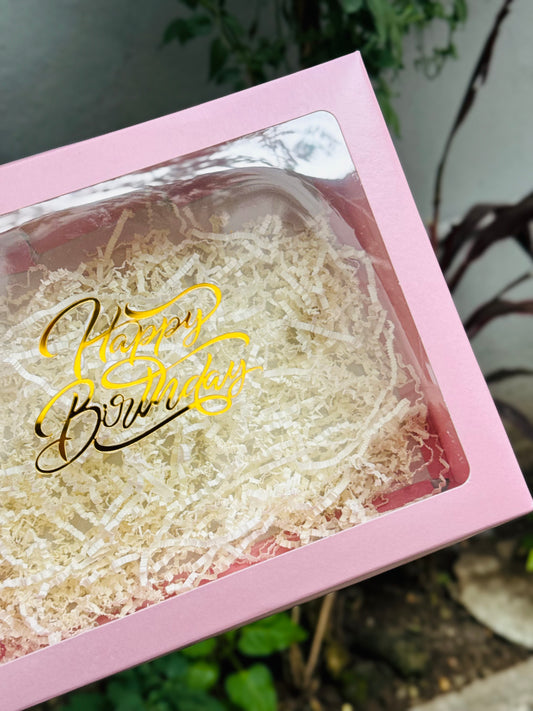 Transparent gift box