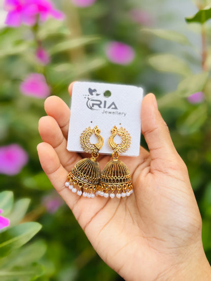 Peacock jhumka