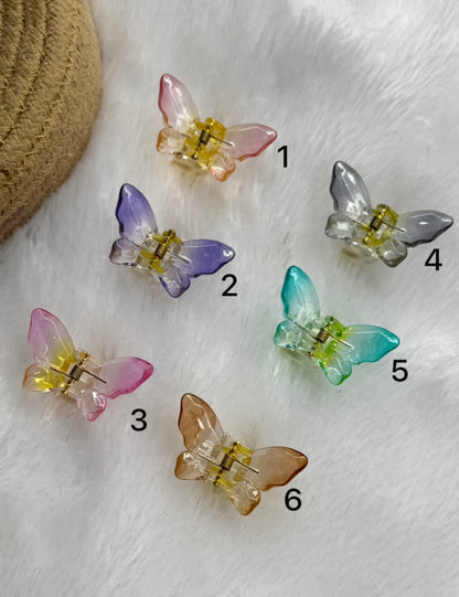 Dual butterfly clips