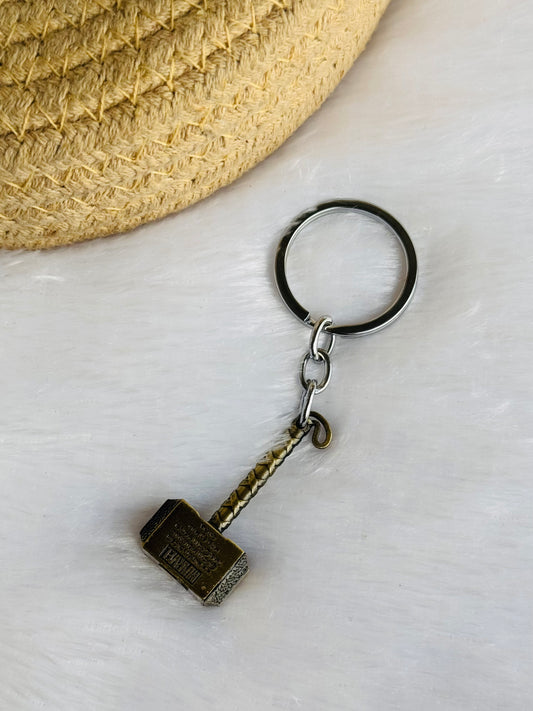 Thor hammer keychain