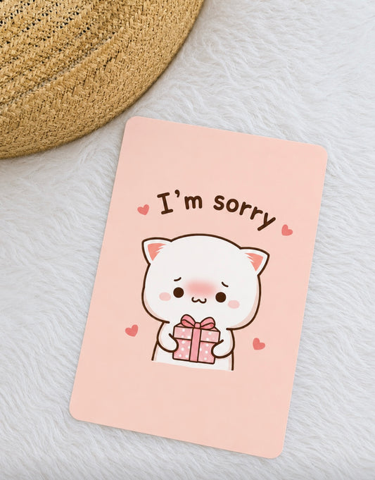 Sorry card