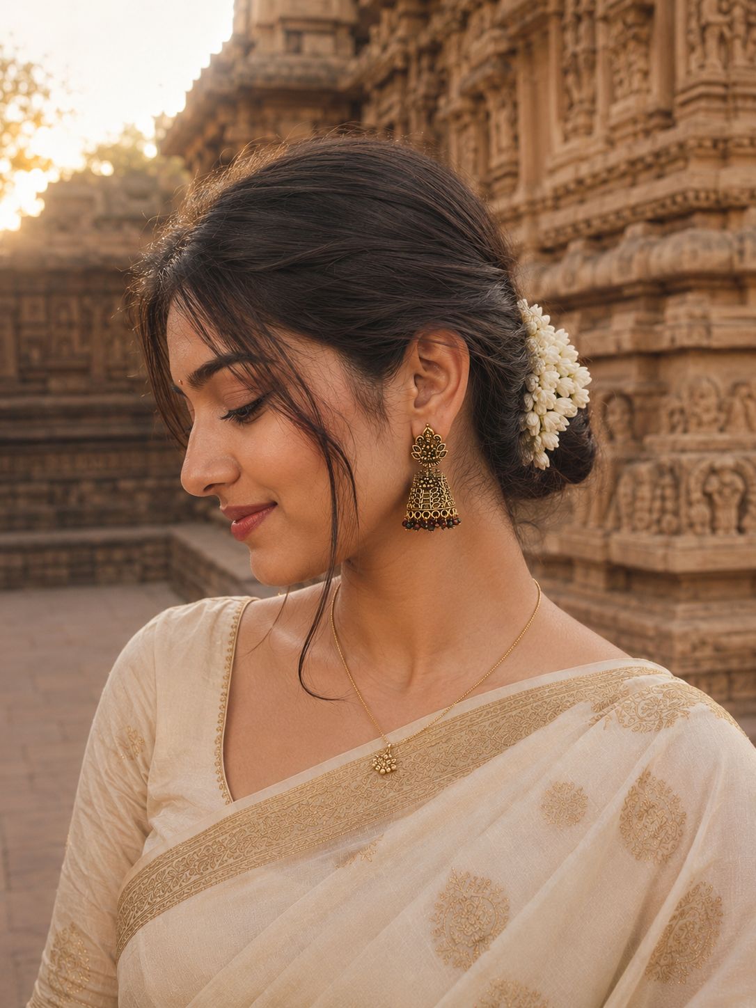 Temple jhumka
