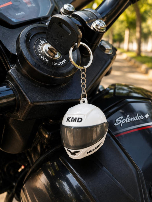 Helmet keychain