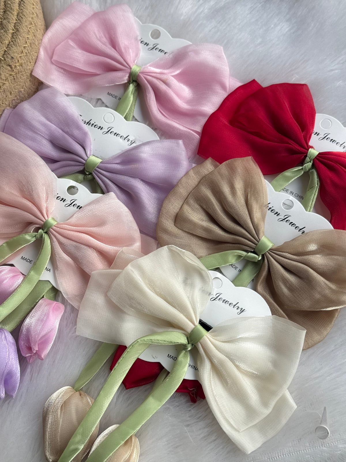 Tulip hair bow