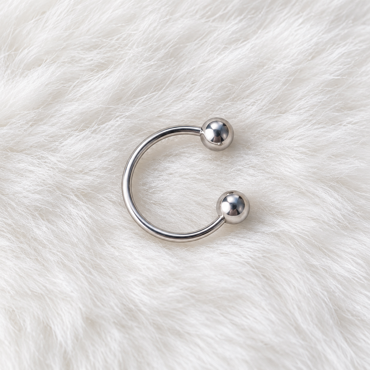 Horseshoe hoop(silver)