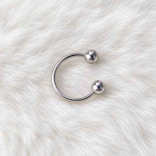 Horseshoe hoop(silver)