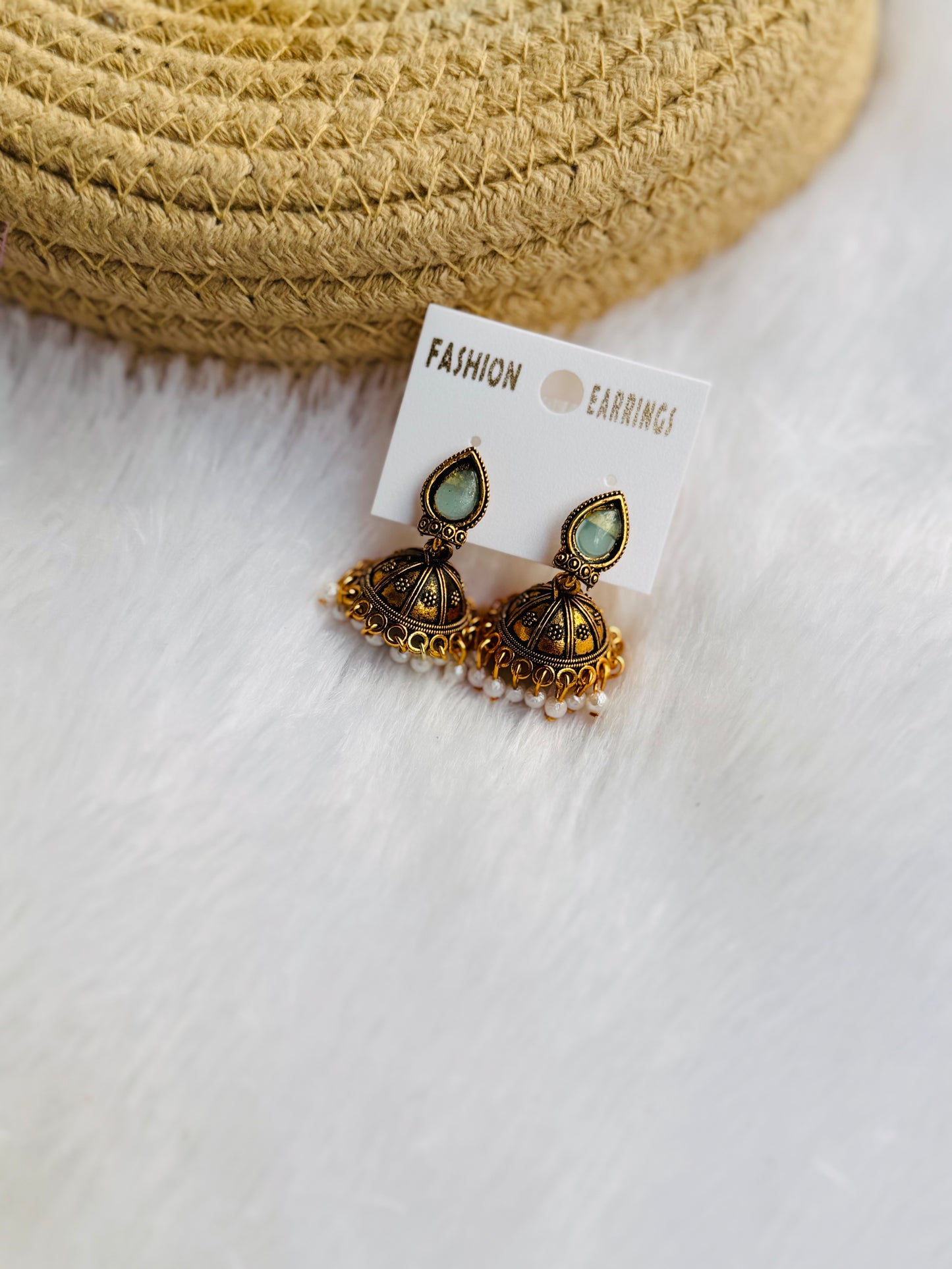 Oxidised jhumka