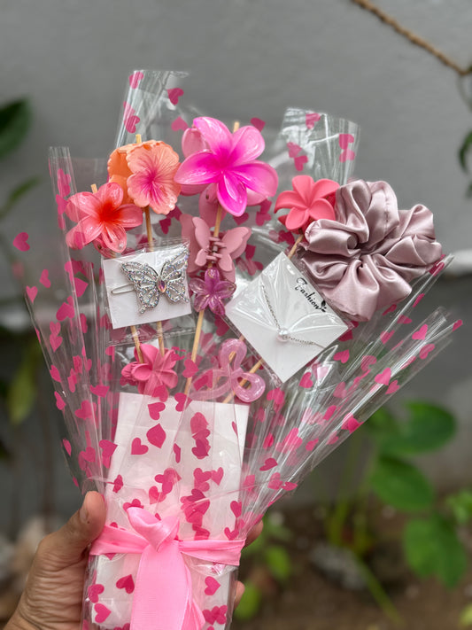 Pink theme bouquet