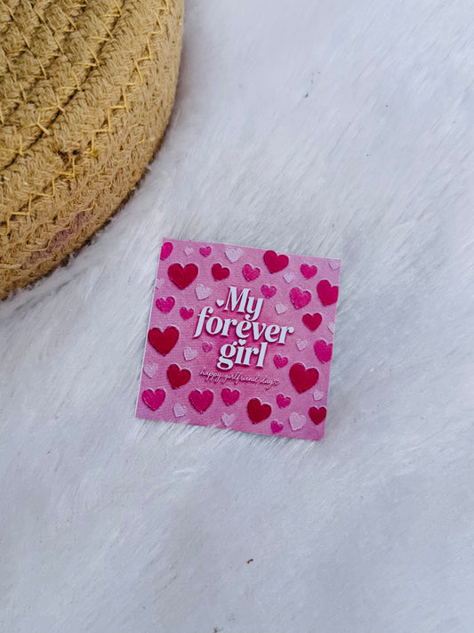 Girlfriend day card