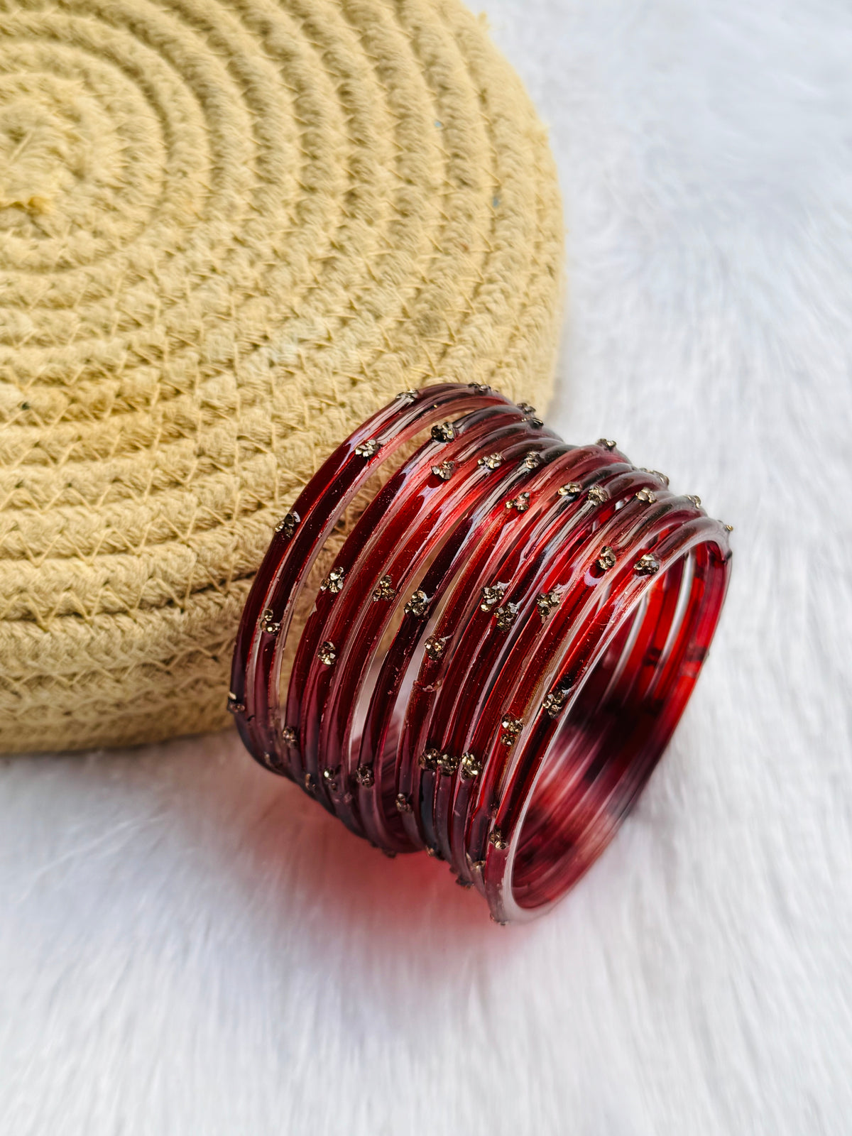 Glass bangles
