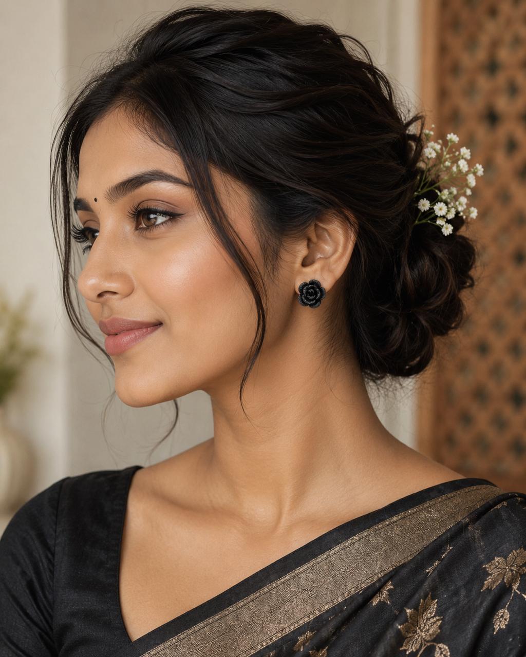 Mini rose stud