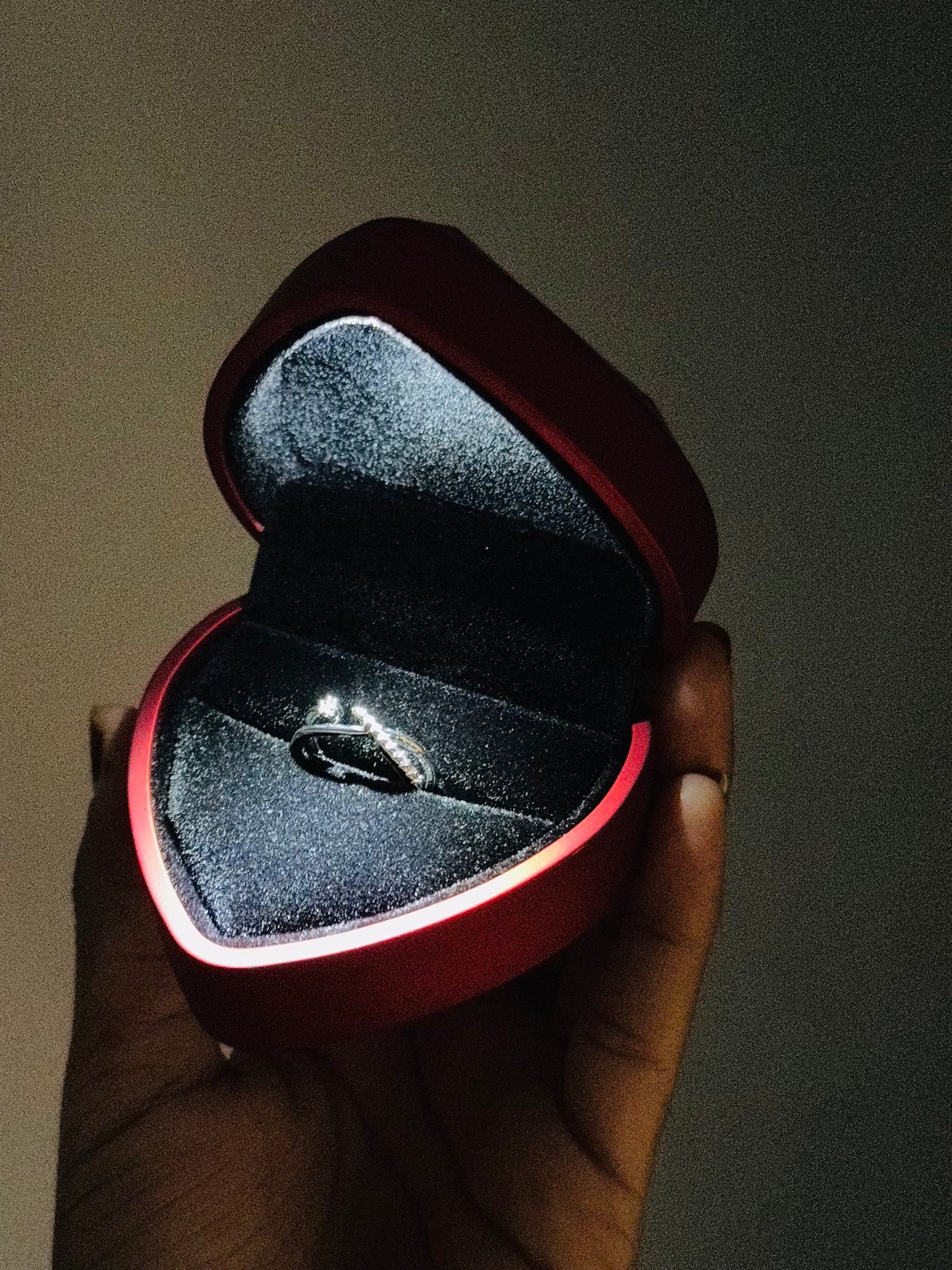 Ring with Led box