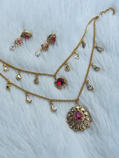 Layered necklace