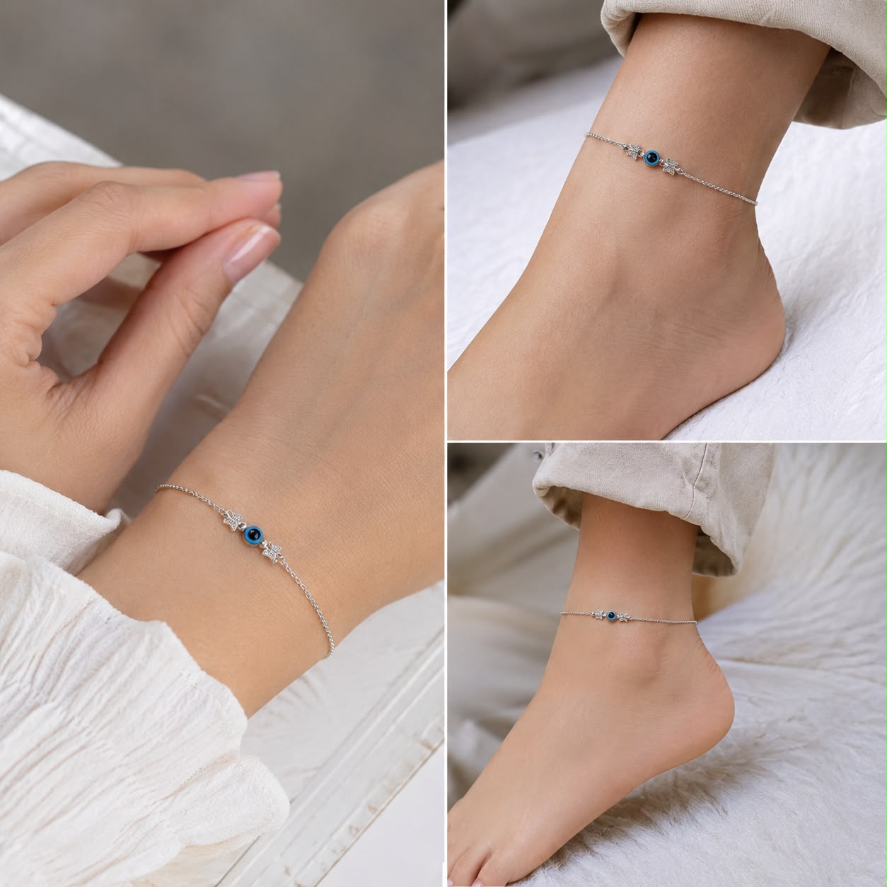 Evil eye(bracelet/anklet)