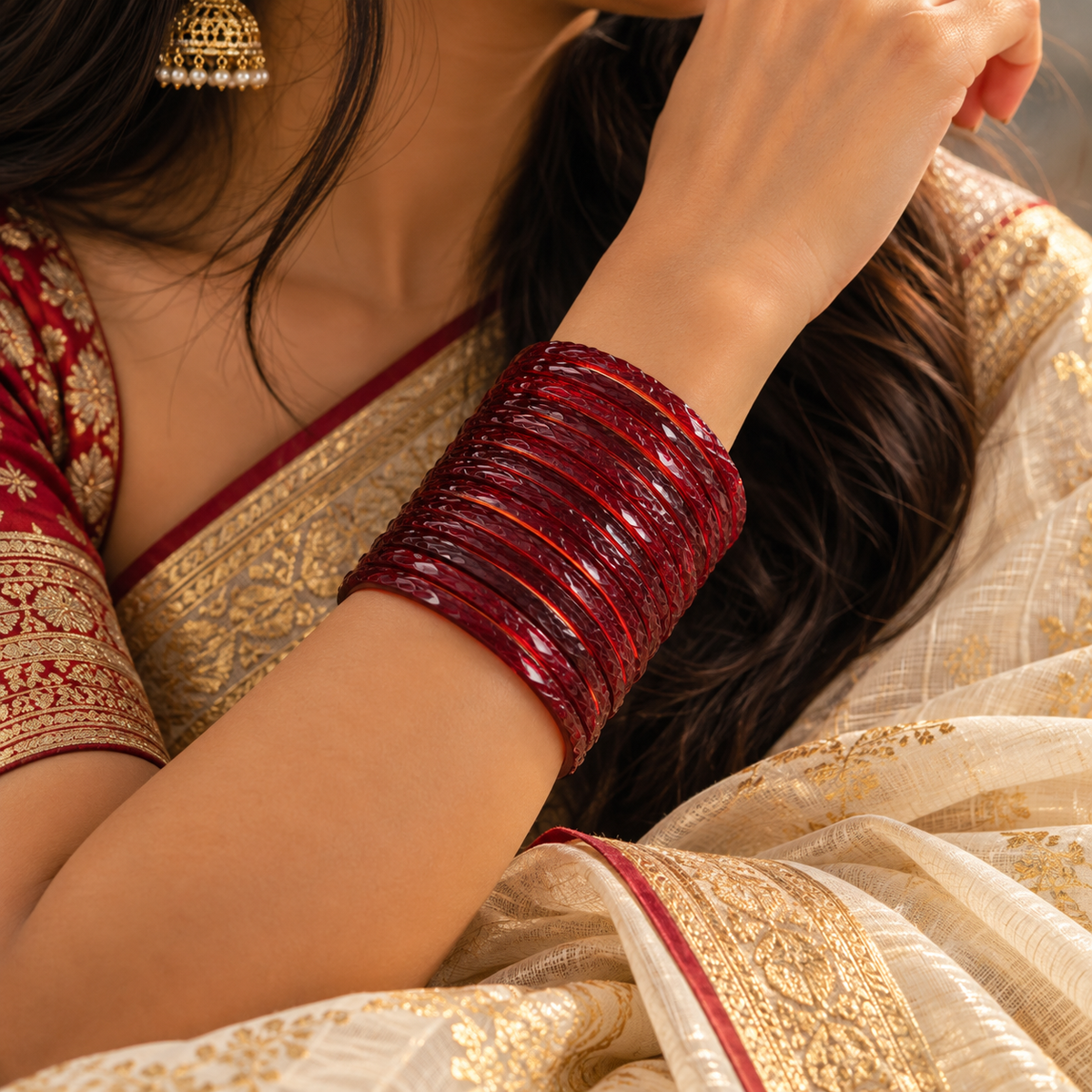 Wave bangles