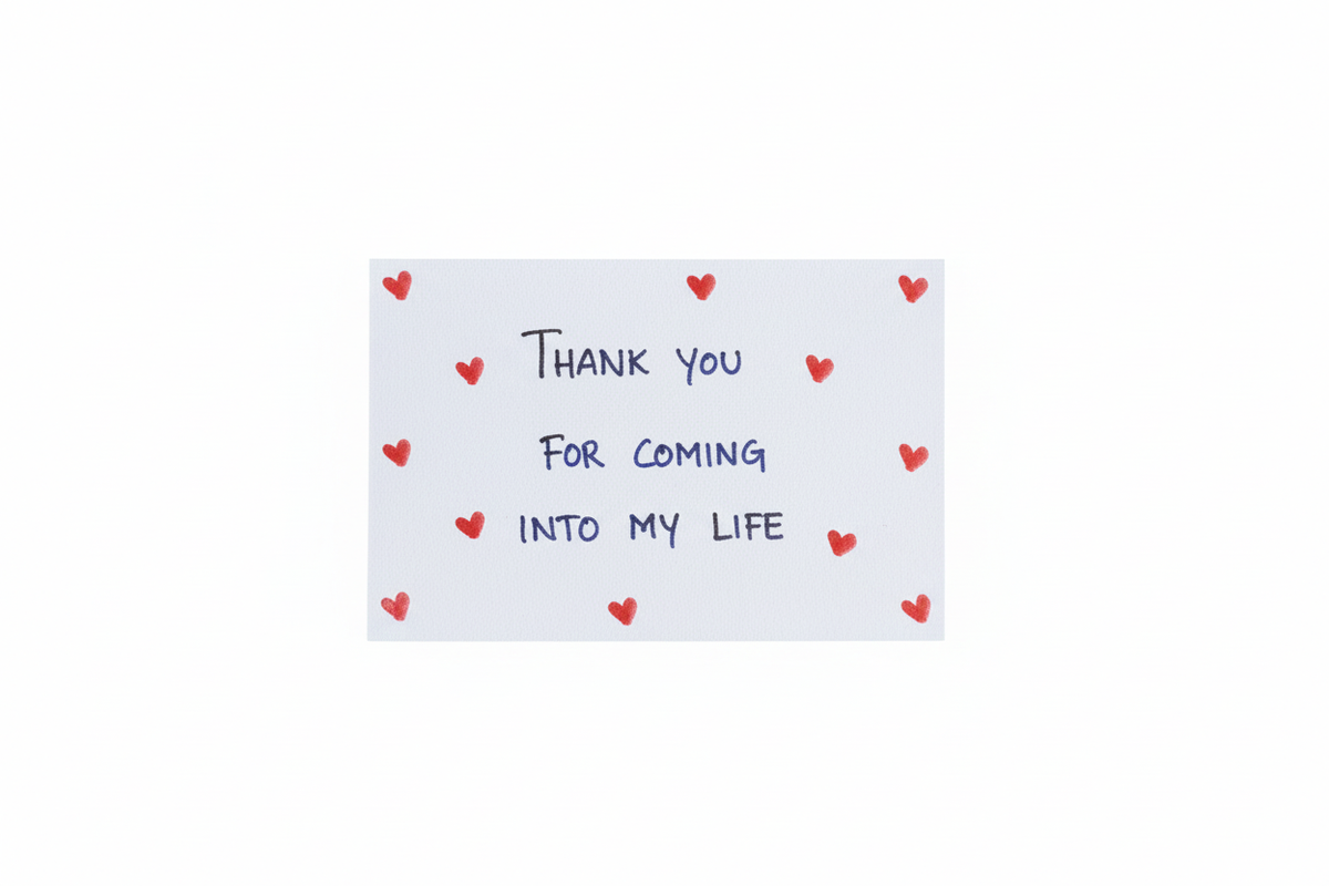 Cropped handwritten note