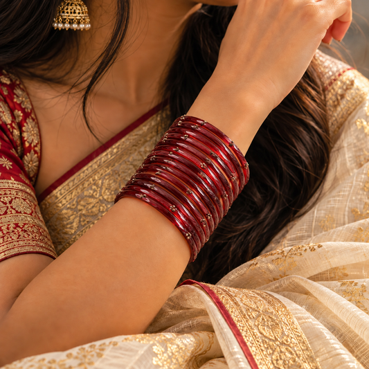 Glass bangles