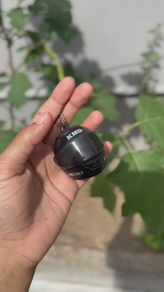 Helmet keychain