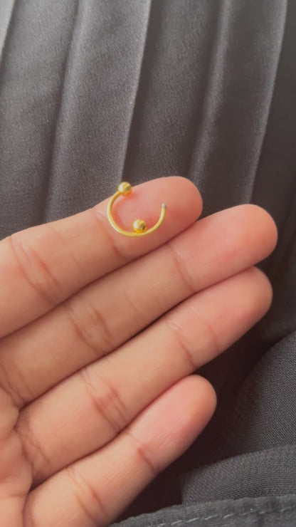 Horseshoe hoop(Gold)